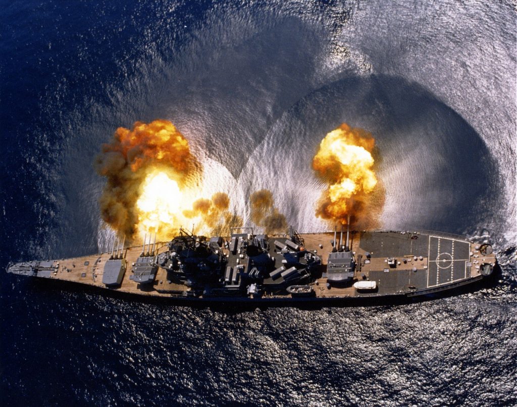 USS Iowa (BB-61), United States Navy battleship.